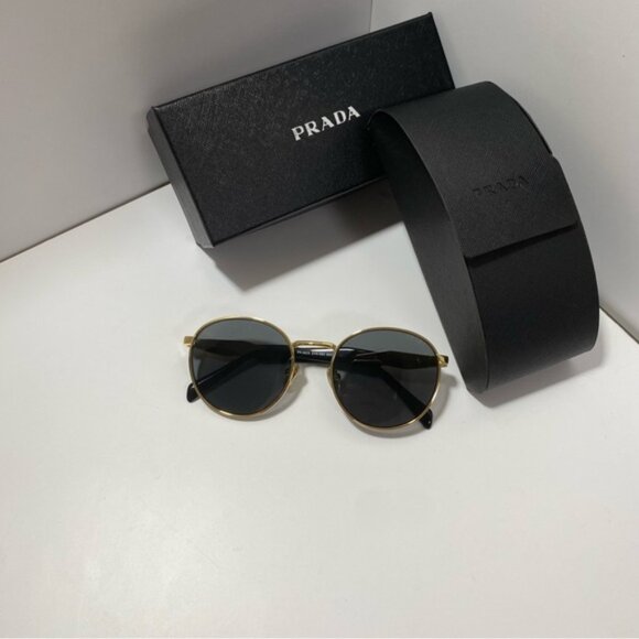 Prada Contemporary Gold Sunglasses - Picture 8 of 8